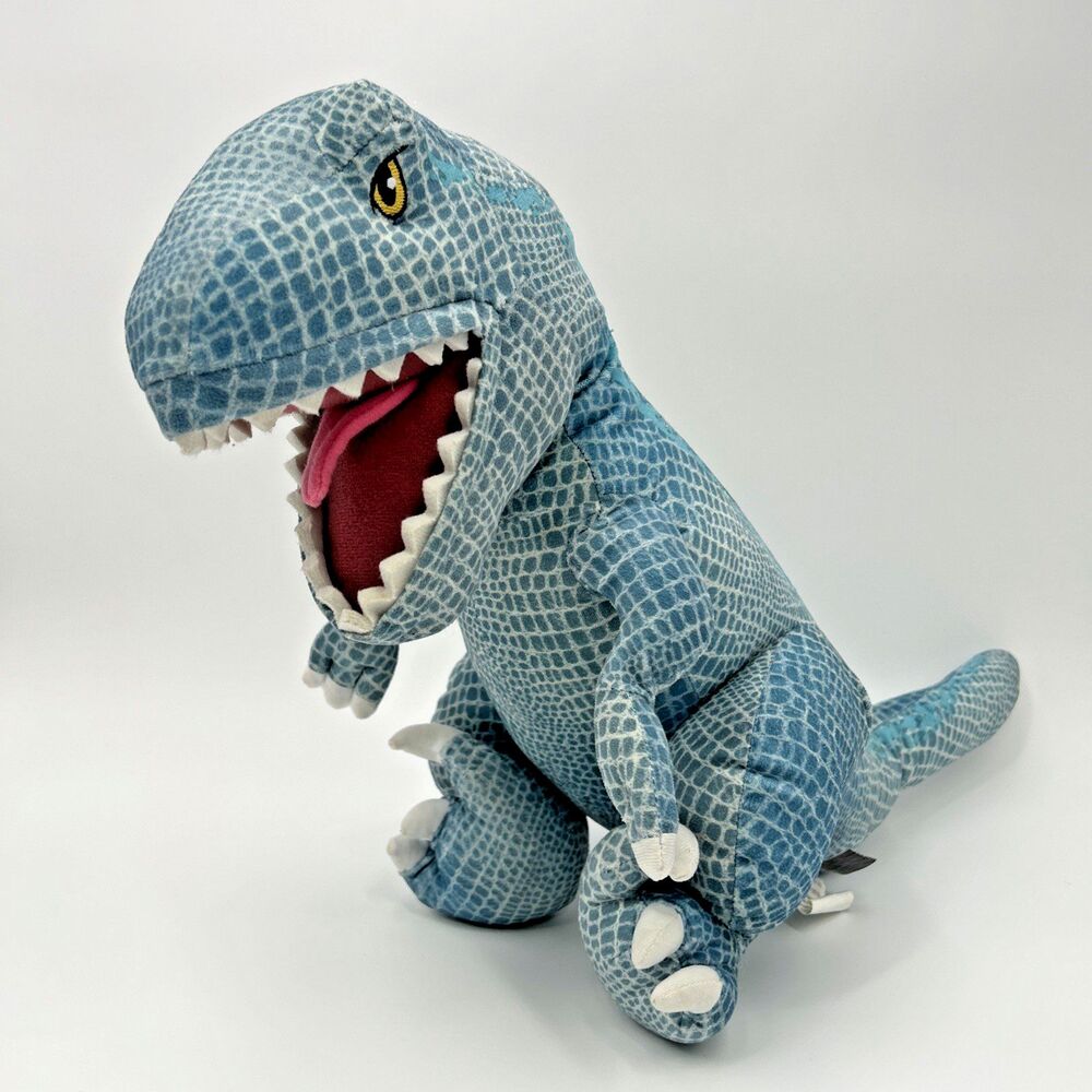 Jurassic World Blue T-Rex Dinosaur Plush 21" Cuddle Pillow Stuffed Animal Toy